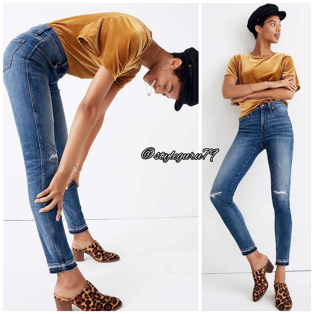 NWT, Madewell, 9" High-Rise Skinny Jeans